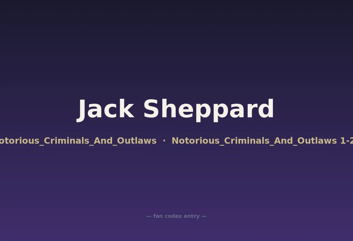 Jack Sheppard